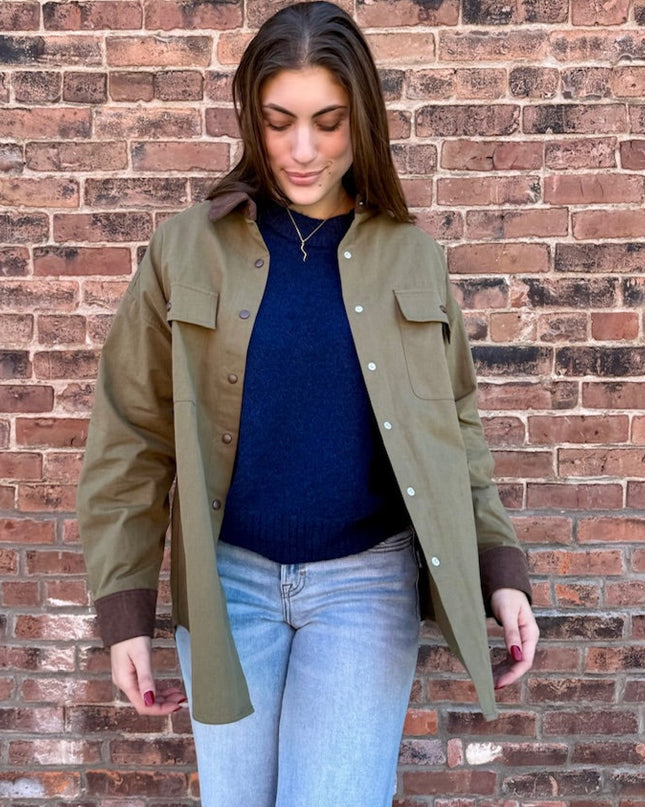 Olive Lightweight Barn Jacket