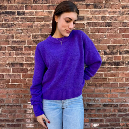 Purple Soft Sweater