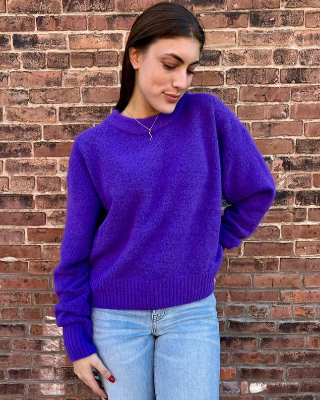 Purple Soft Sweater