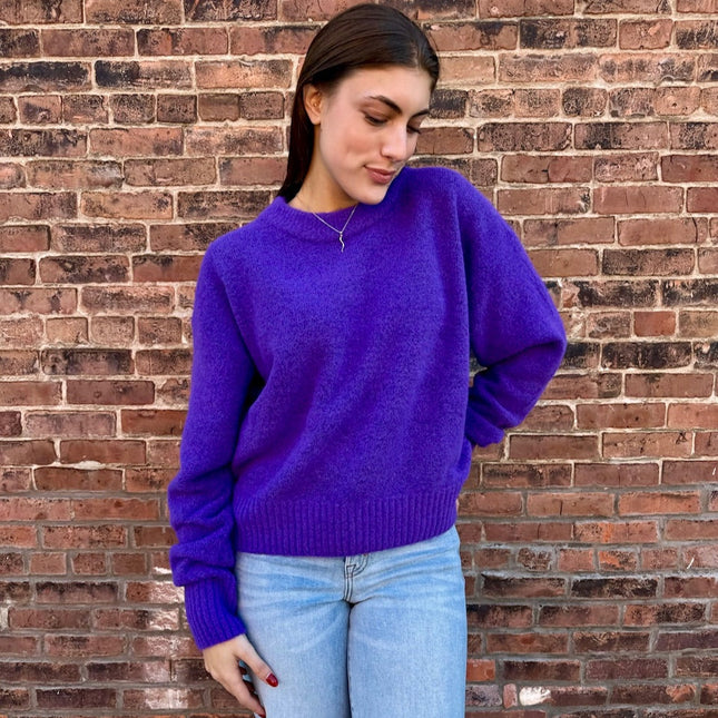Purple Soft Sweater