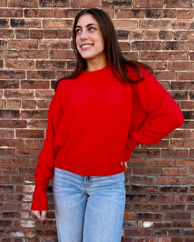 Red Soft Sweater