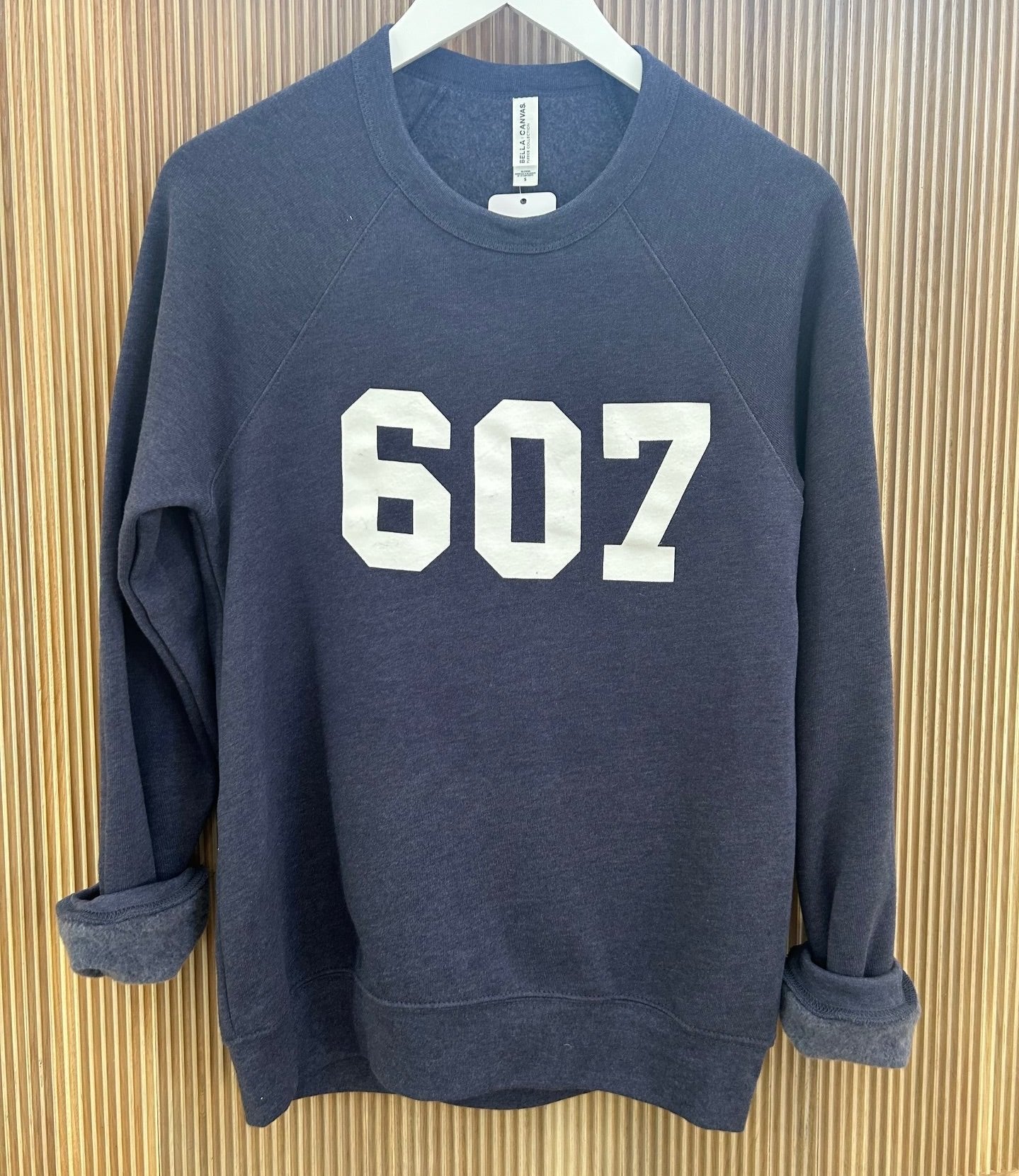 Navy Heather 607 Crewneck Sweatshirt