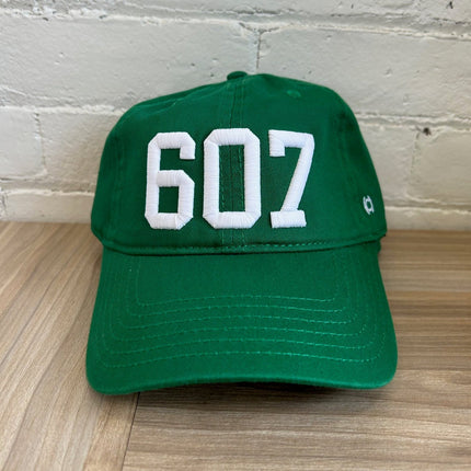 607 Hat Green w/White - Shop Simply Apparel