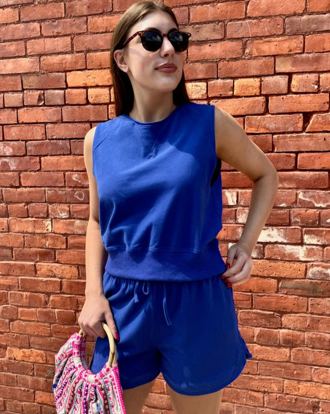Royal Blue Fleece Set