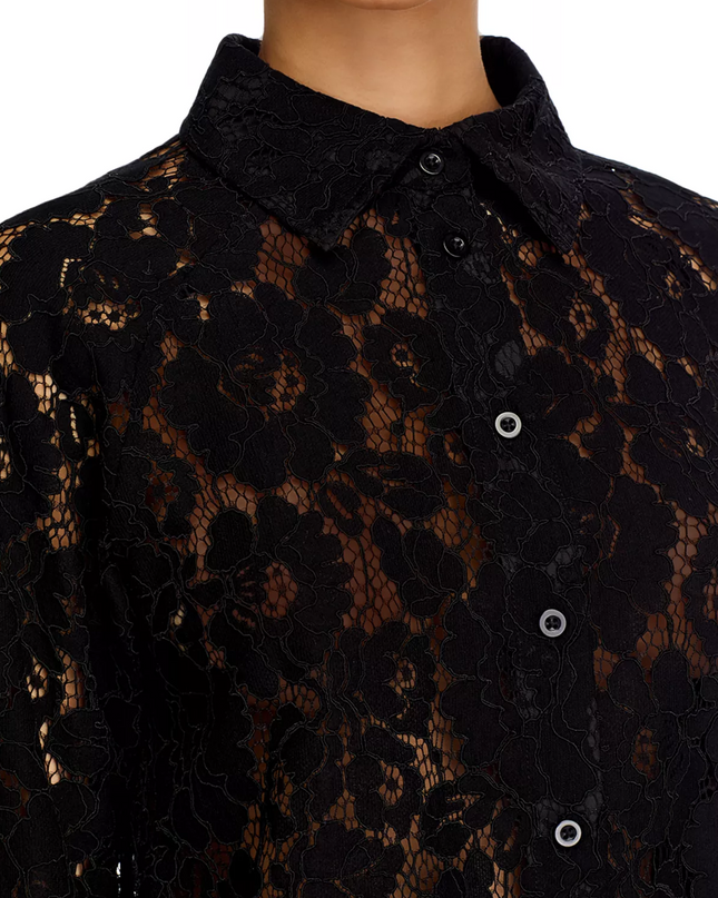 Jaiya Black Lace Top