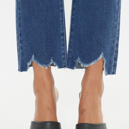 Kan Can High Rise Slim Straight Jeans - Shop Simply Apparel