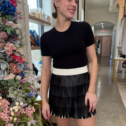 Knit Pleated Skirt