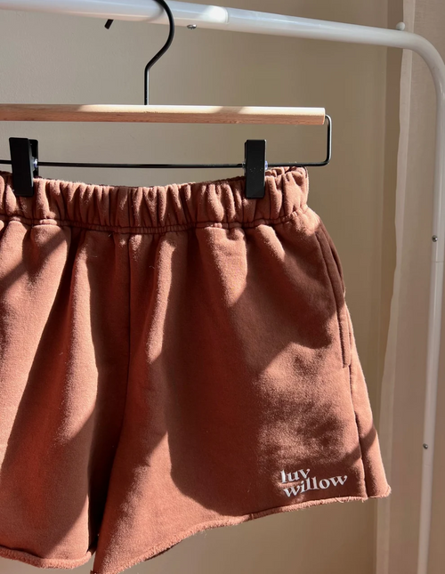 Luv Willow Brown Shorts