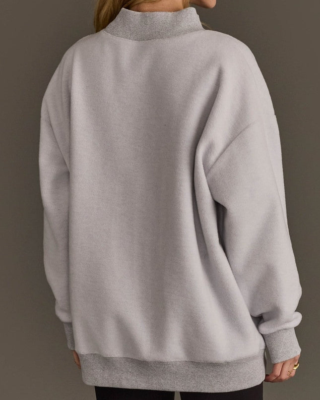 Gray Game Day & Sunday Funday Reversible Sweatshirt