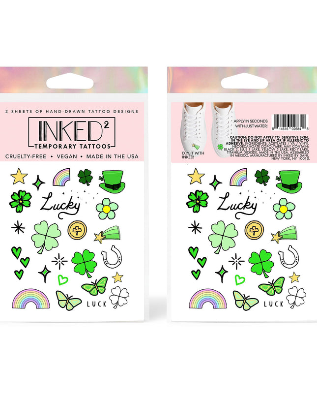Lucky Temporary Tattoo Pack