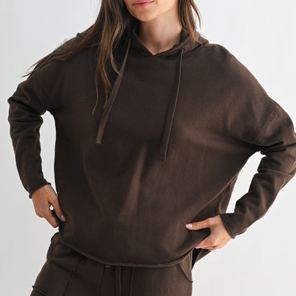 Espresso Brown Hoodie Sweatshirt