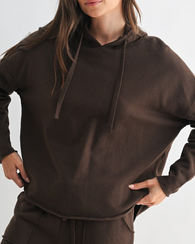 Espresso Brown Hoodie Sweatshirt