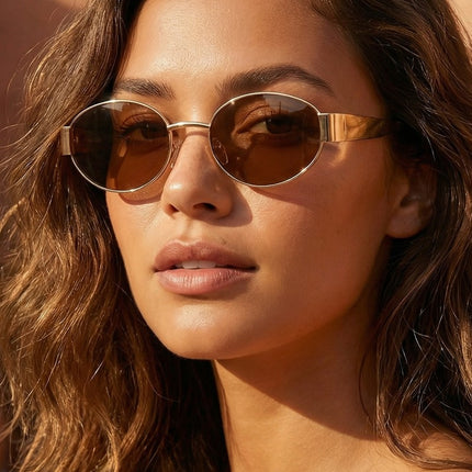 Oval Lens Sunglasses - Shop Simply Apparel