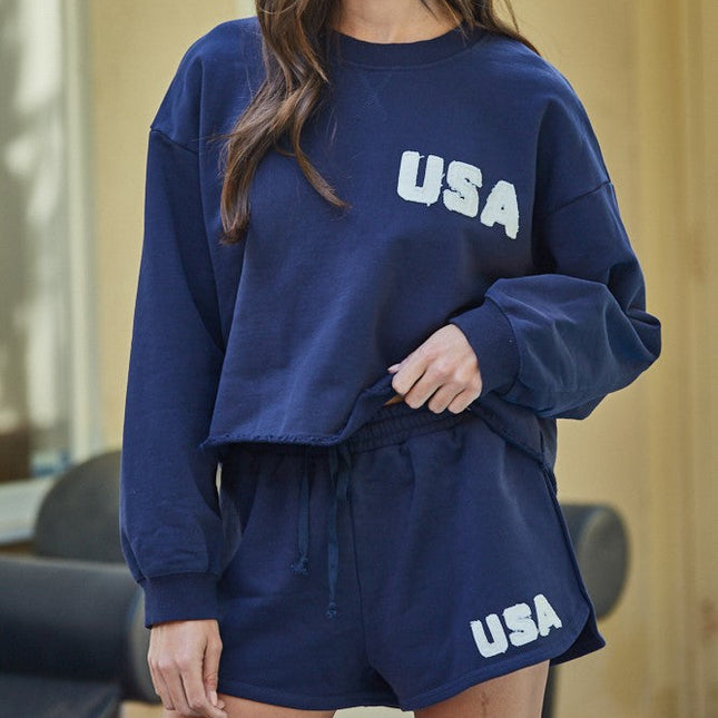 Navy Team Usa Pullover