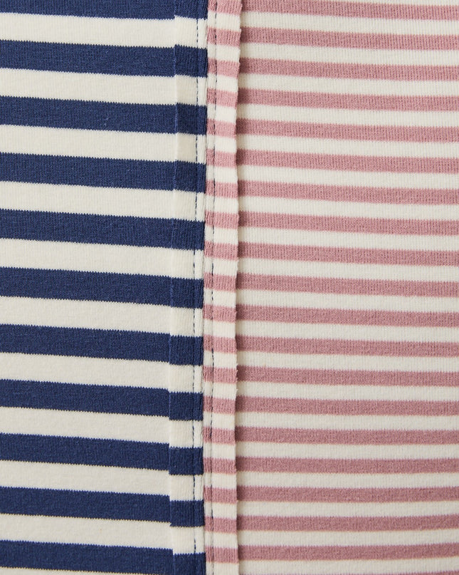 Navy White Stripe Boxy Sweatshirt - Shop Simply Apparel