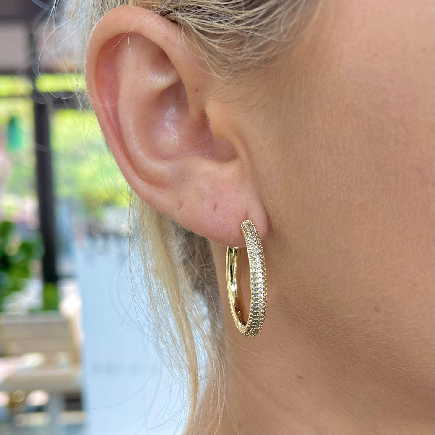 Jennie Gold Hoops