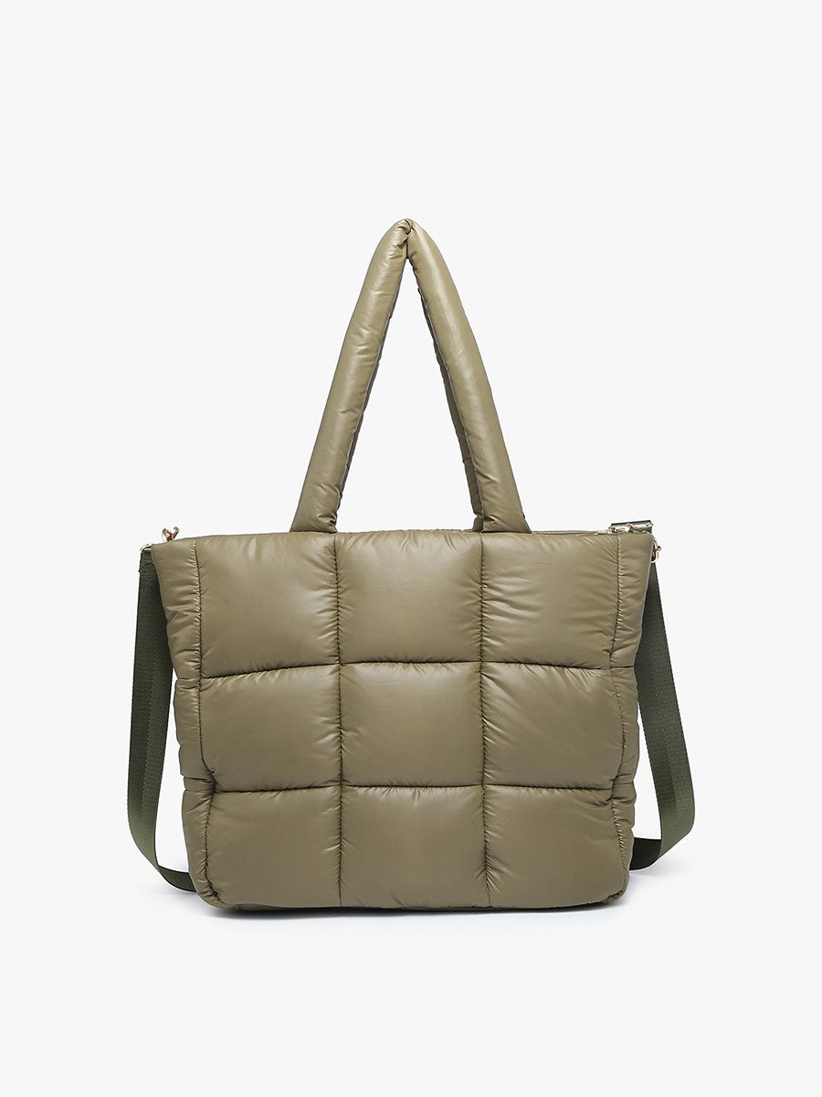 Olive Kiersten Puffer Hobo with Strap