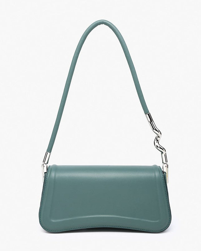 Pine Detailed Edge Shoulder Bag