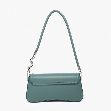 Pine Detailed Edge Shoulder Bag
