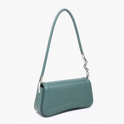 Pine Detailed Edge Shoulder Bag