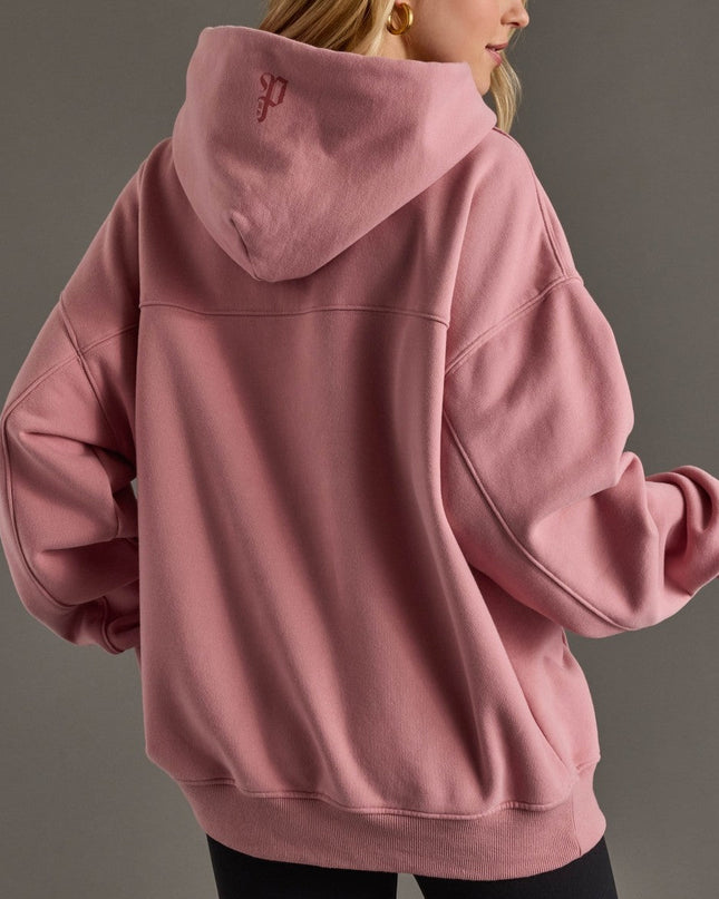 Dusty Pink Panache Hooded Sweatshirt