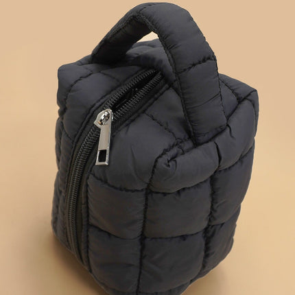 Black Quilted Handle Clutch Bag - Shop Simply Apparel