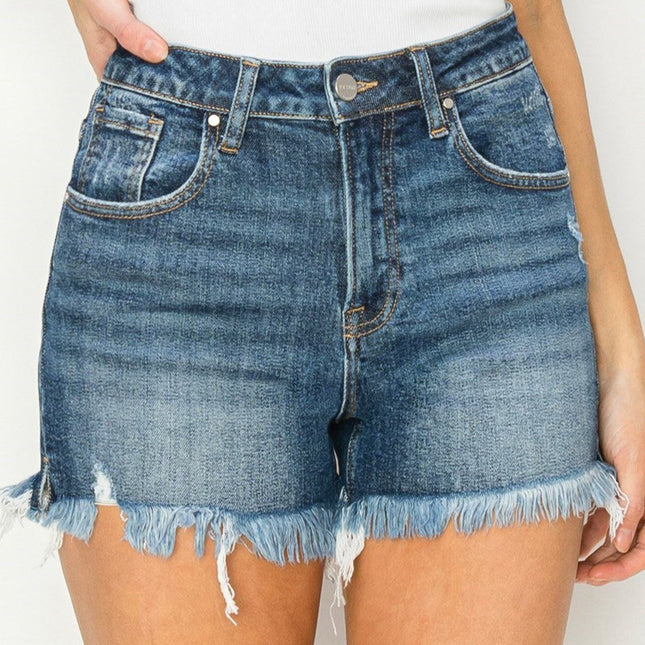 High Rise Side Slit Short