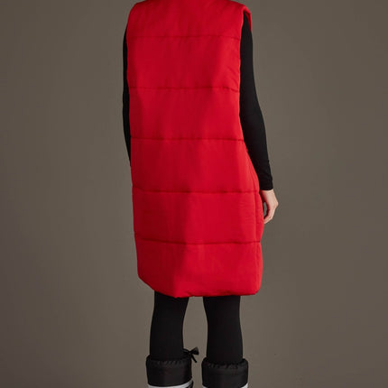 Red Long Vest