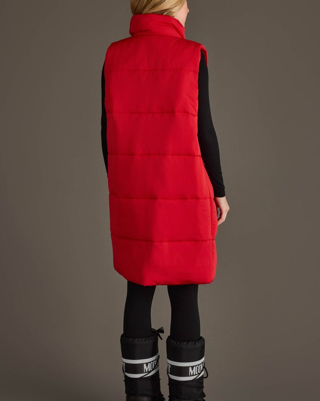 Red Long Vest