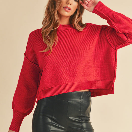 Red Regina Sweater