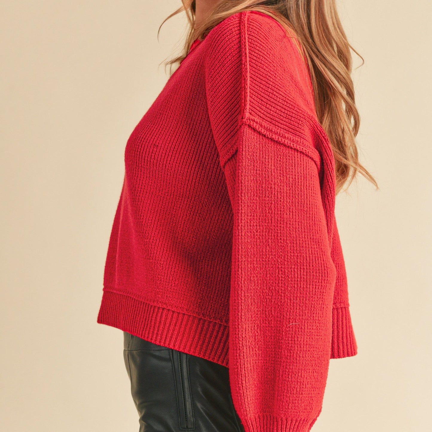 Red Regina Sweater