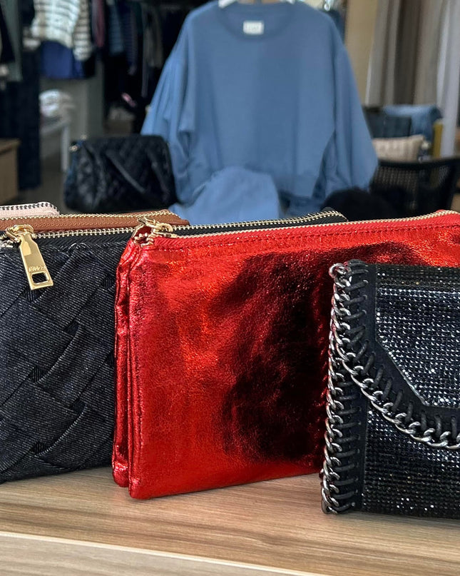 Aster Red Riley Crossbody - Shop Simply Apparel