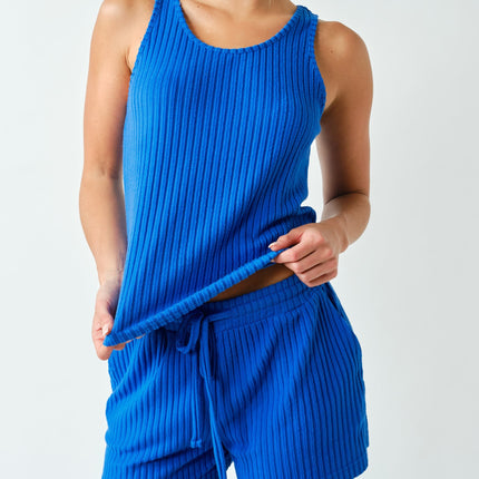 Royal Blue lounge summer set