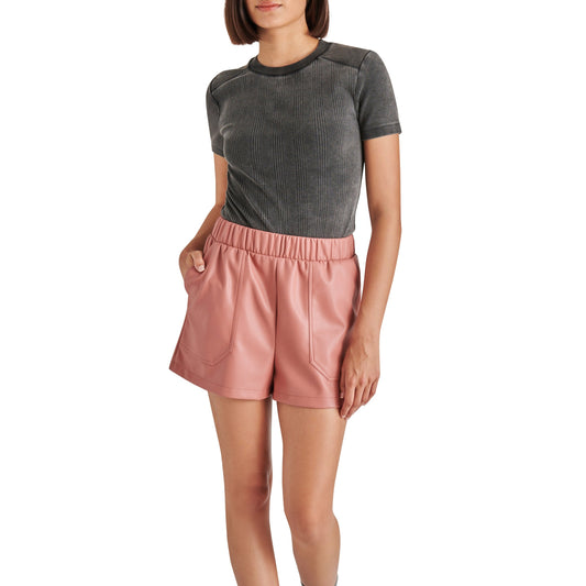 Rose Faux The Record Shorts
