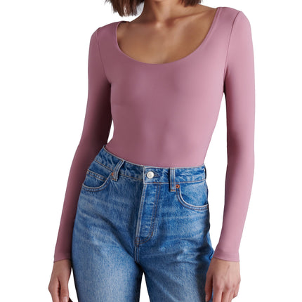Steve Madden Yura Bodysuit Dark Orchid - Shop Simply Apparel