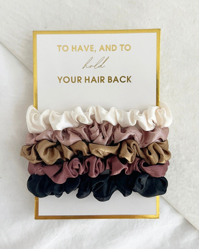 Mauve Scrunchie Set