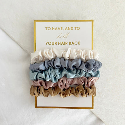 Blue Scrunchie Set