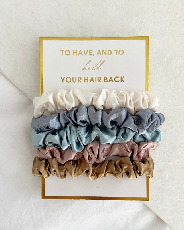 Blue Scrunchie Set