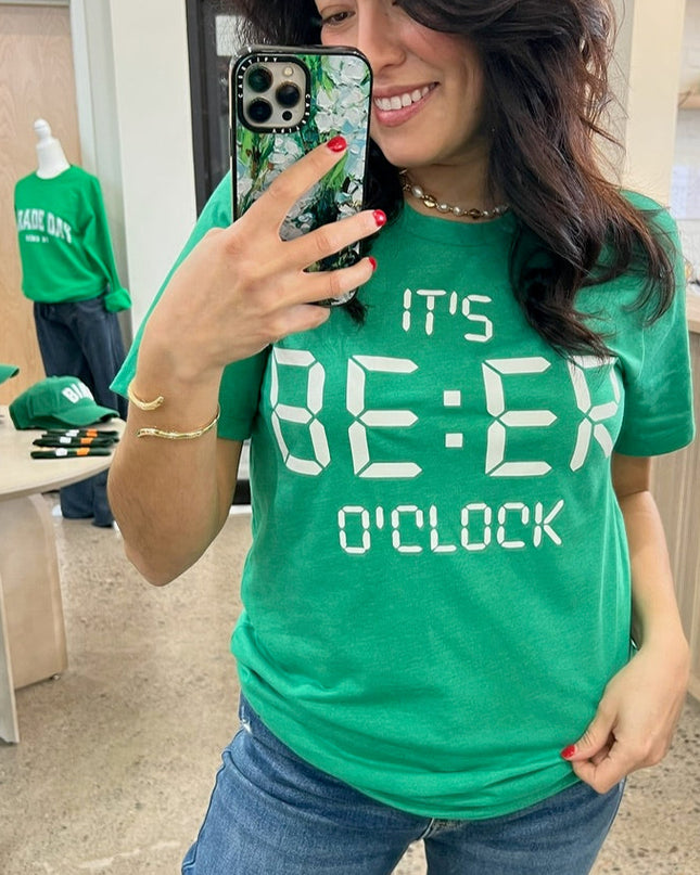 St Patrick's Day Beer O Clock Unisex Tee