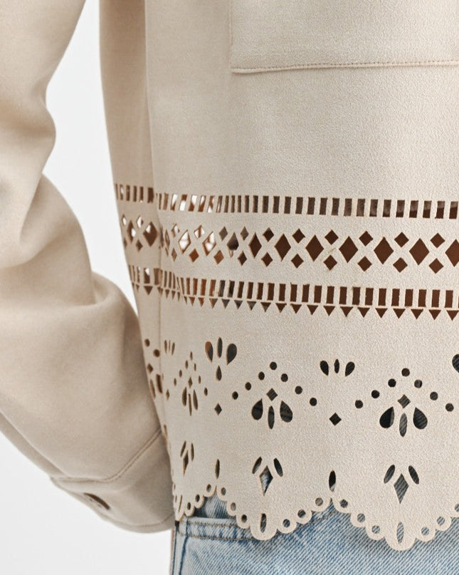 Stone Lasercut Detailing Jacket