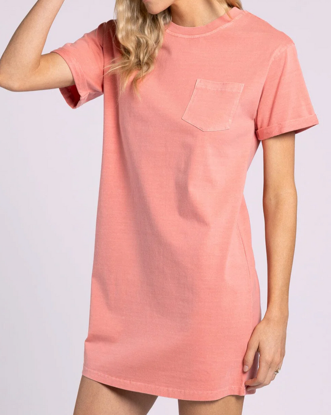 Pink T-Shirt Dress