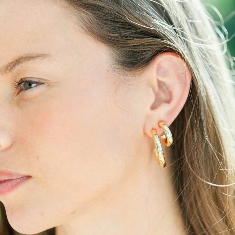 The Perfect Gold Hoop Earrings