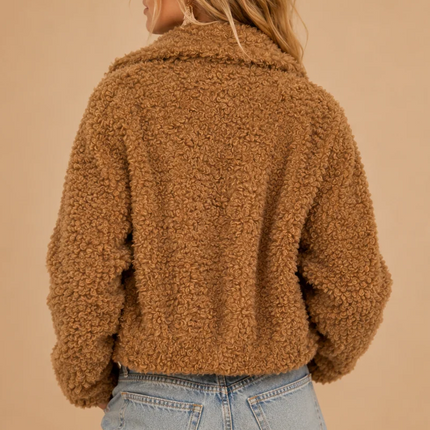 Tan Teddy Jacket