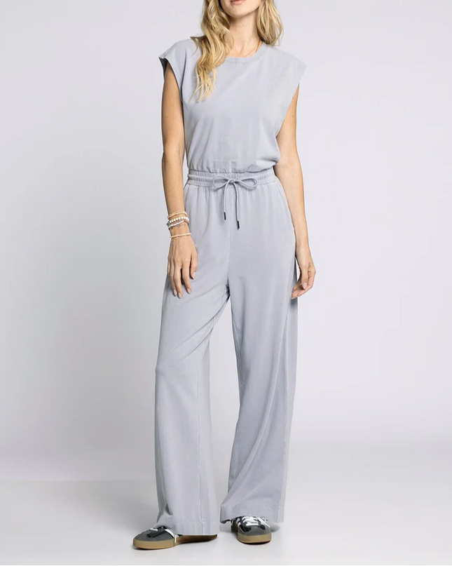 Thread & Supply Lilac Gray Paige Jumpsuit