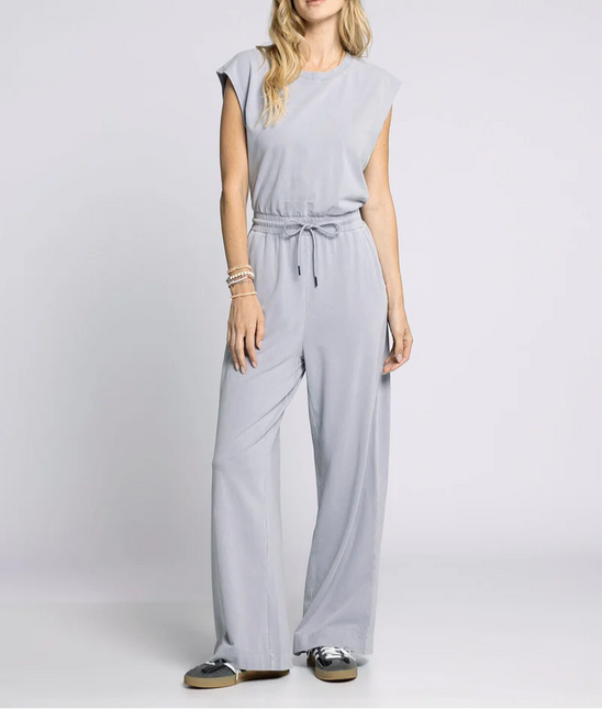 Thread & Supply Lilac Gray Paige Jumpsuit