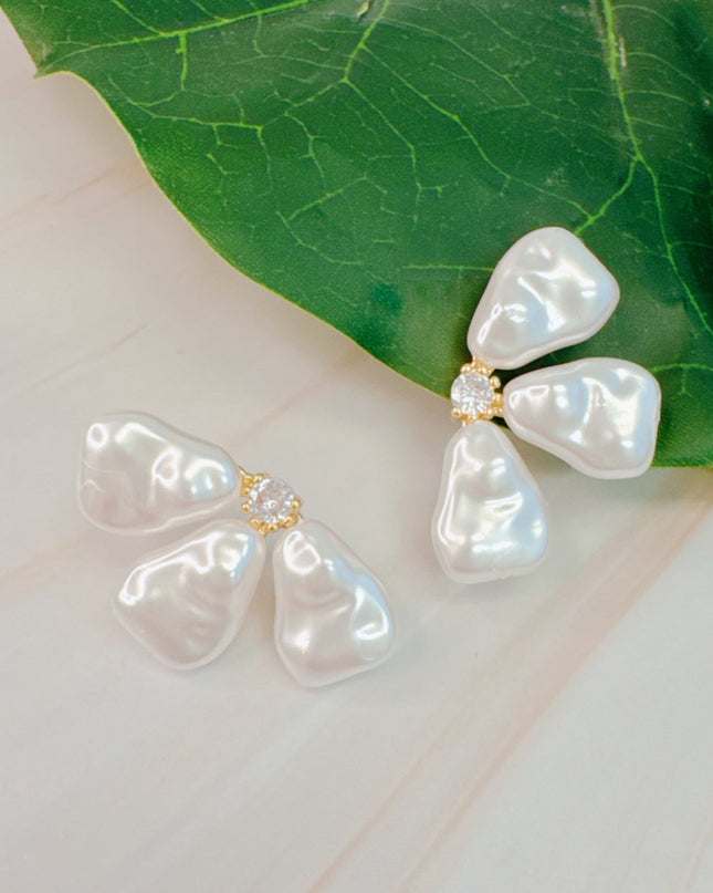 Three Petals Stud Earrings