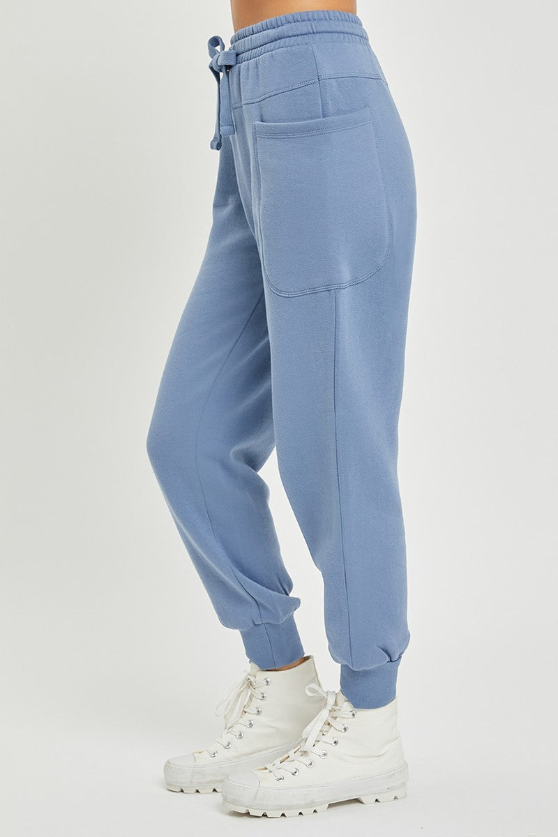 Ultra Soft Blue Relaxed Joggers