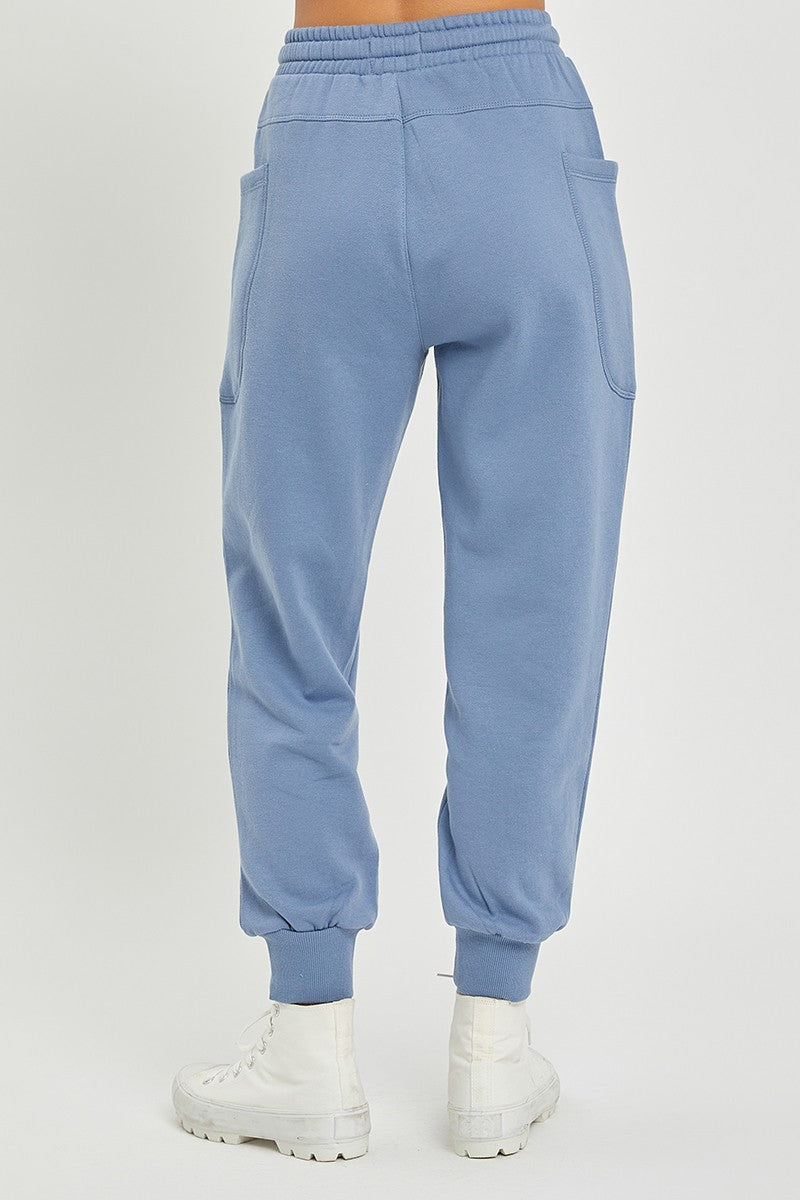 Ultra Soft Blue Relaxed Joggers