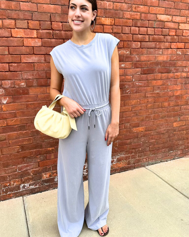 Lilac Gray Paige Jumpsuit - Shop Simply Apparel