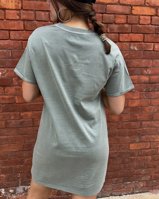Forest Fog Kick Back Dress - Shop Simply Apparel